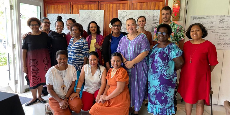 Members of the Pacific Women Mediators Network during its inception meeting.