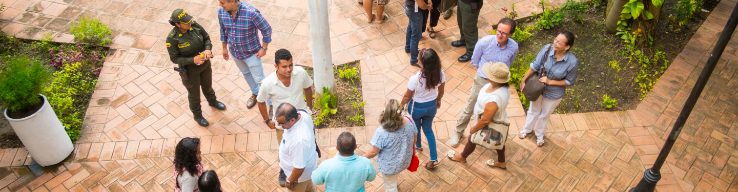 People on the street in Mexico