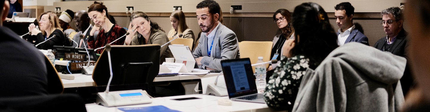 Local peacebuilder at the UN in New York