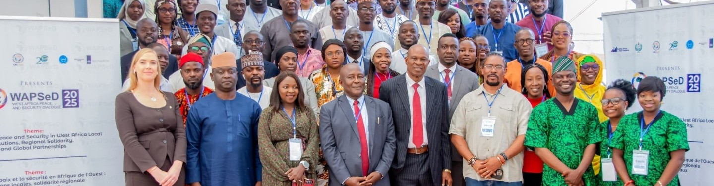 Group photo West Africa Peace and Security Dialogue (WAPSeD) 2025
