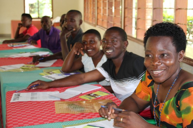 Youth training in Kasese