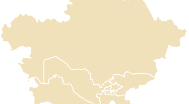 Map of Central Asia