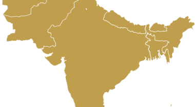 Map of South Asia