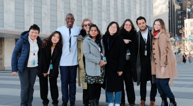 Some GPPAC members within the delegation at CSO-UN Dialogue on Peacebuilding