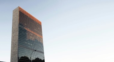 View of the UN in New York