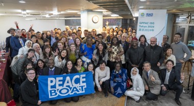 Group photo of GPPAC members in Tokyo 2024
